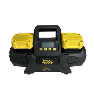 Sherpa 4x4 'BIG V4' Air Compressor (400 L/min) with Pre-set Pressure Control System - 12V & 24V
