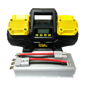 Sherpa 4x4 'BIG V4' Air Compressor (400 L/min) with Pre-set Pressure Control System - 12V & 24V