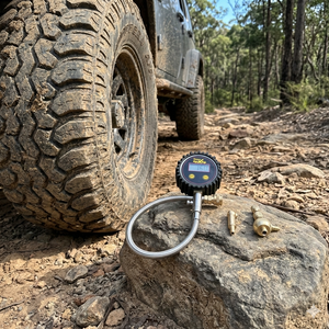 Sherpa 4x4 Digital Tyre Deflator & Gauge with Quick Connect Fittings