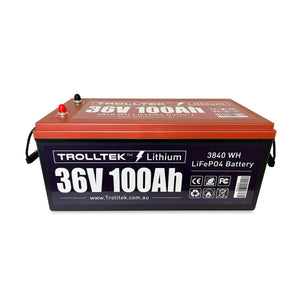 Trolltek™ 36V LiFePO4 Lithium Battery with Bluetooth app