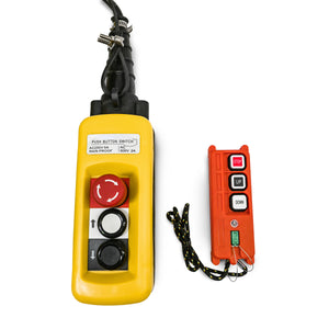 pendant controller with wireless Sherpa 3-phase winch