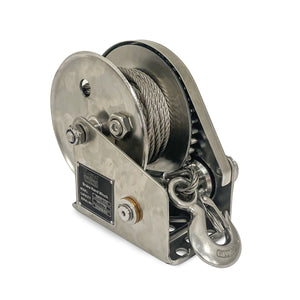 Sherpa stainless steel boat trailer winch