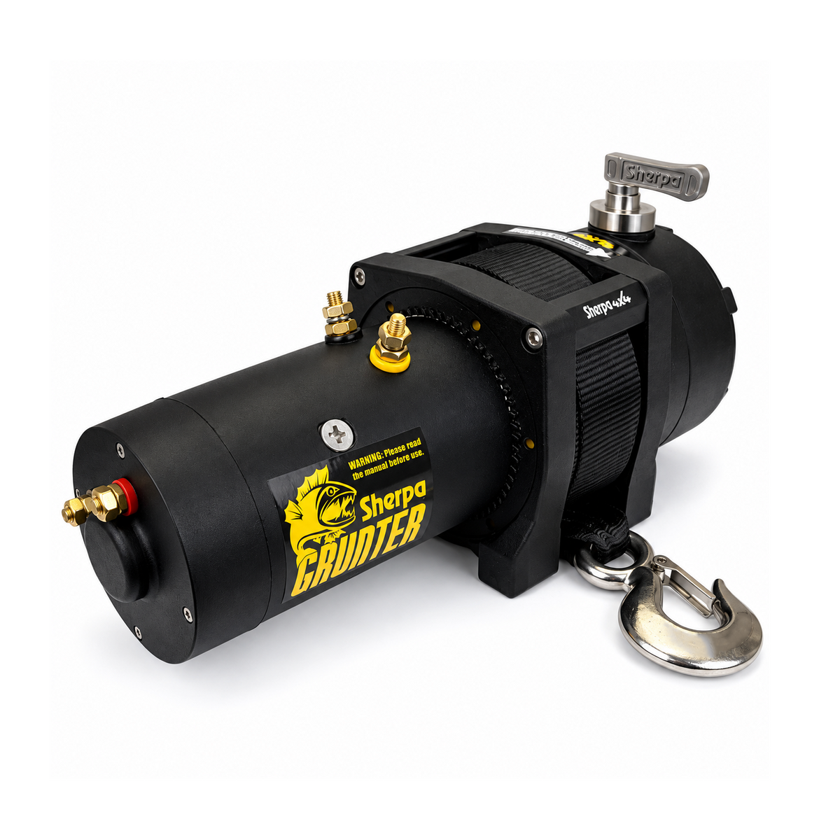 Sherpa 4x4 Black Edition 'Grunter' Electric Boat Trailer Winch