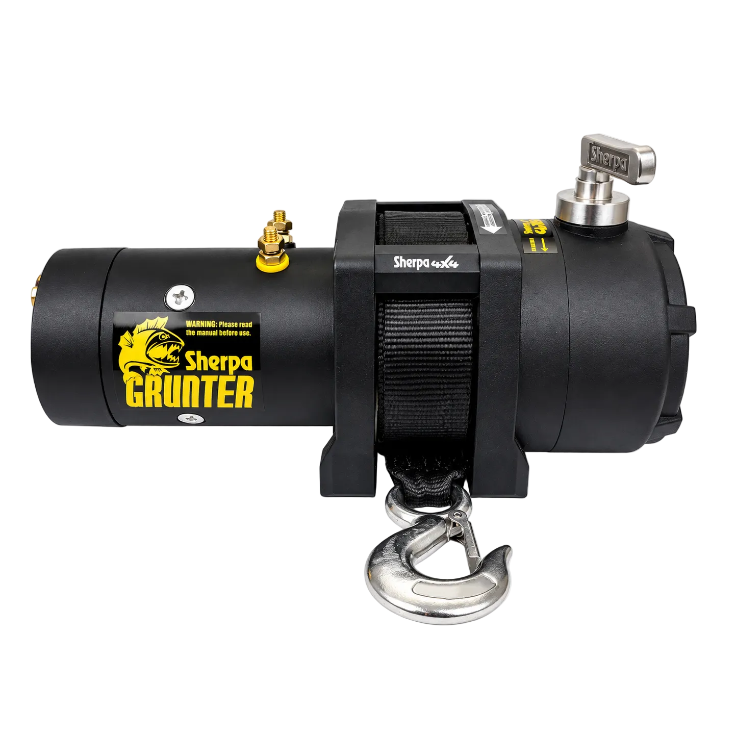 Sherpa 4x4 Black Edition 'Grunter' Electric Boat Trailer Winch