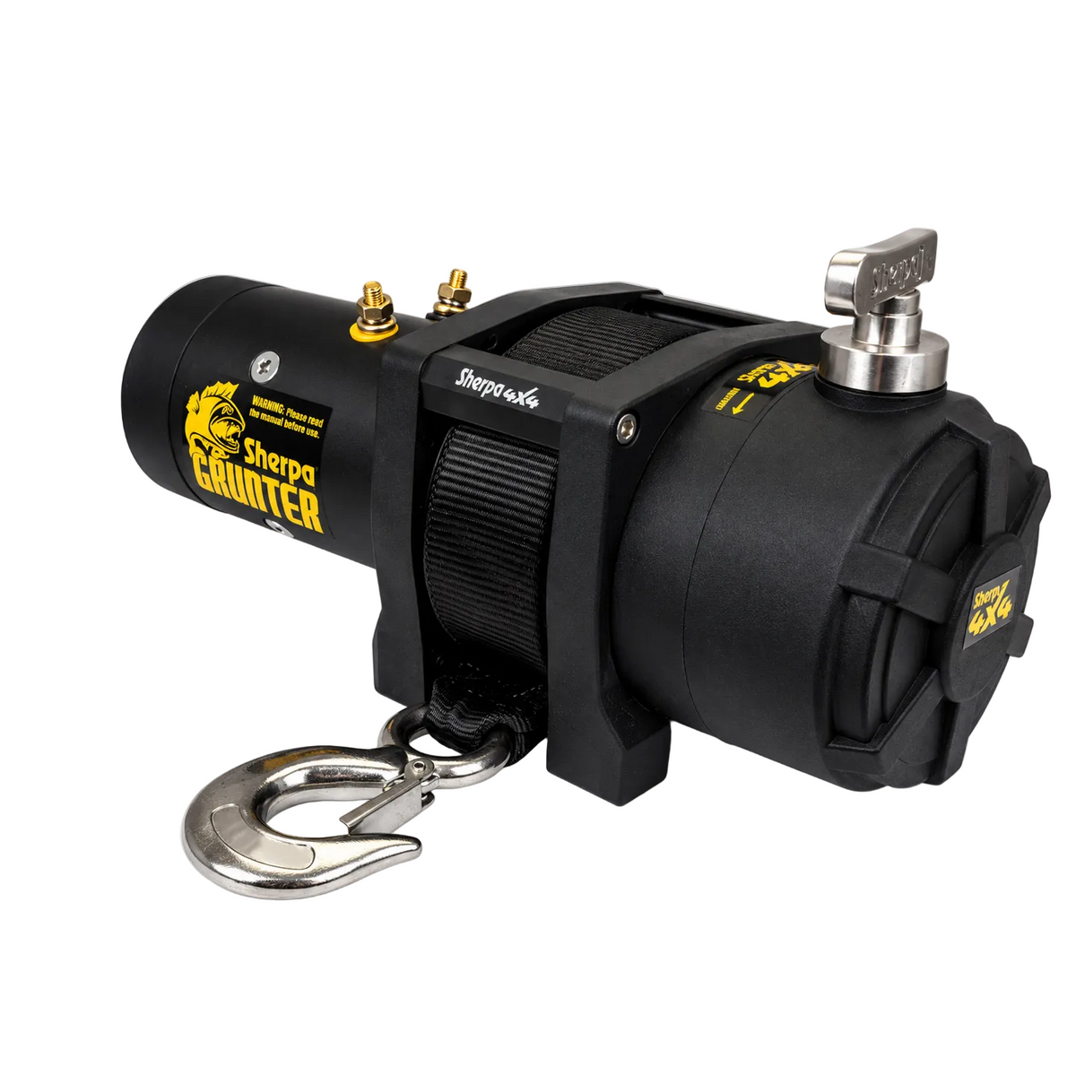 Sherpa 4x4 Black Edition 'Grunter' Electric Boat Trailer Winch