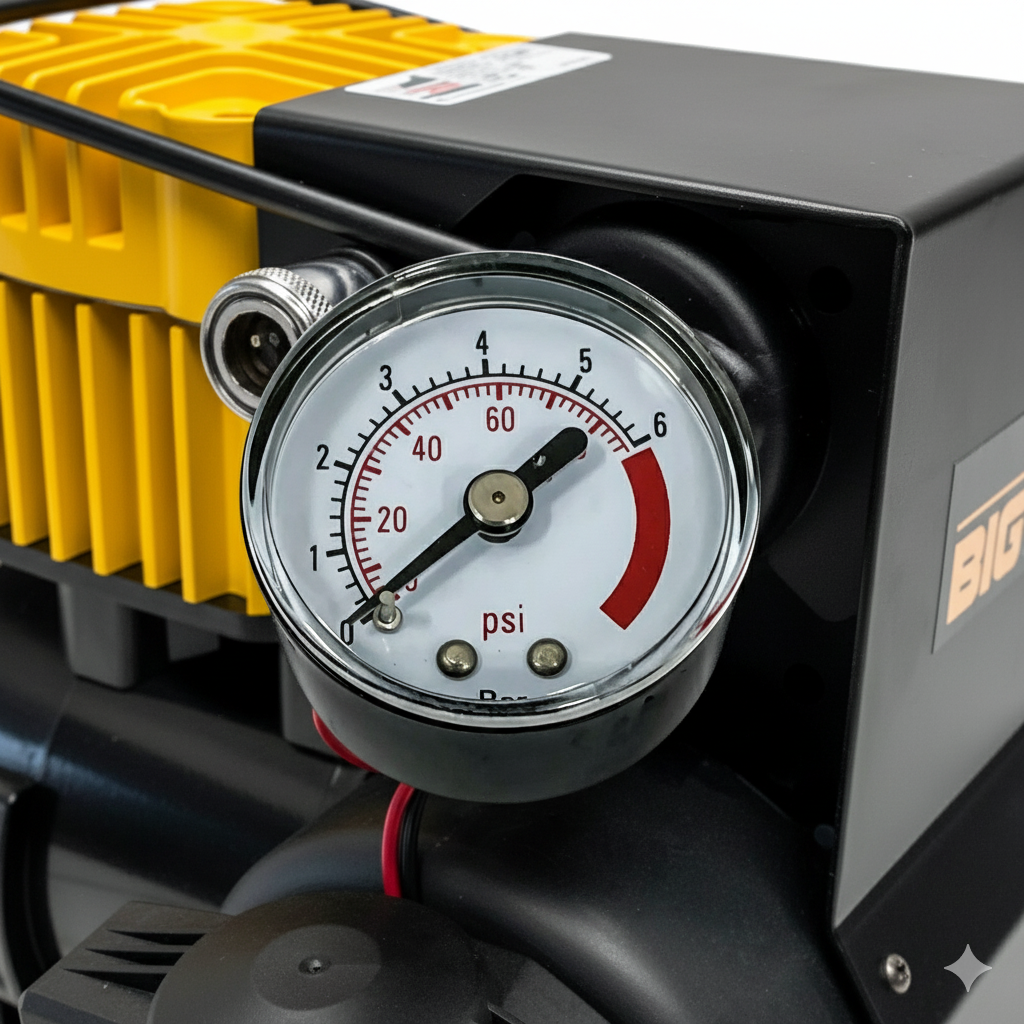 Sherpa 4x4 BIG AIR Pressure Gauge