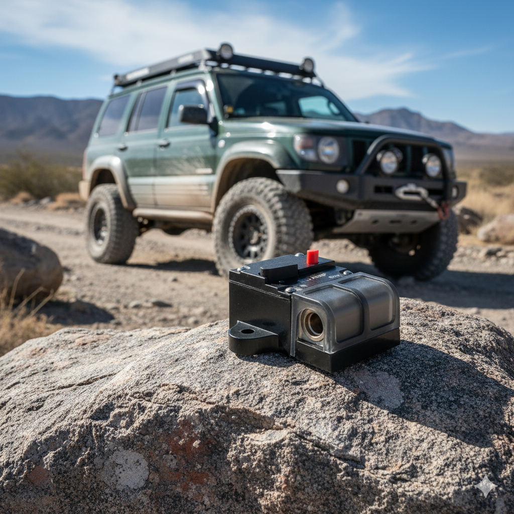 Sherpa Grunter boat trailer winch circuit breaker 300 amp