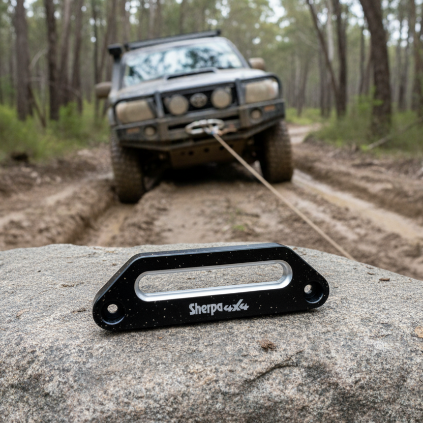 4x4 winch recovery hawse offroad