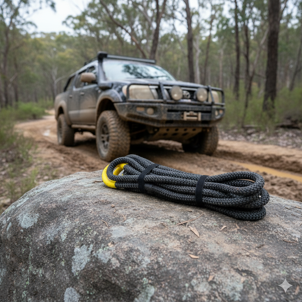 4wd kinetic recovery rope strap 4x4 sherpa bubba factor 55
