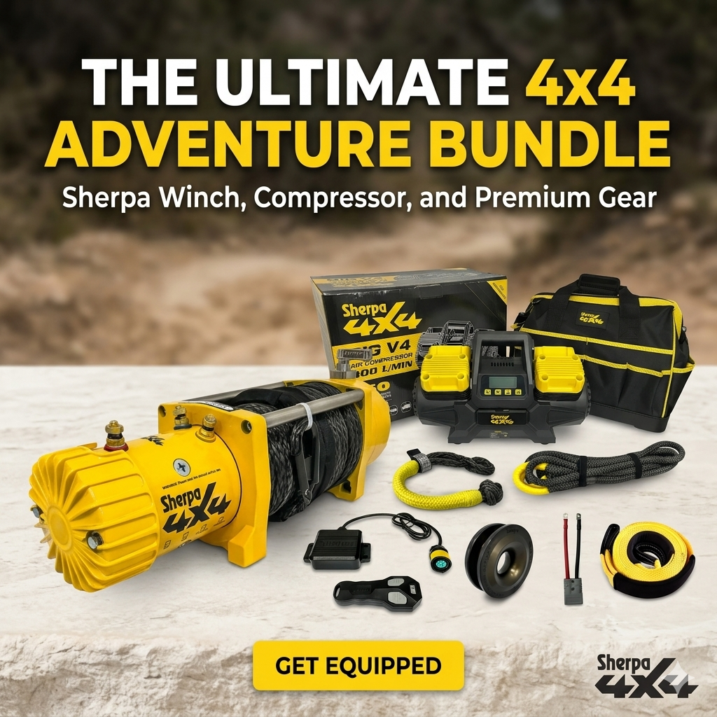 Sherpa 4x4 Ultimate Adventure Bundle - Winch, Compressor and Recovery Gear