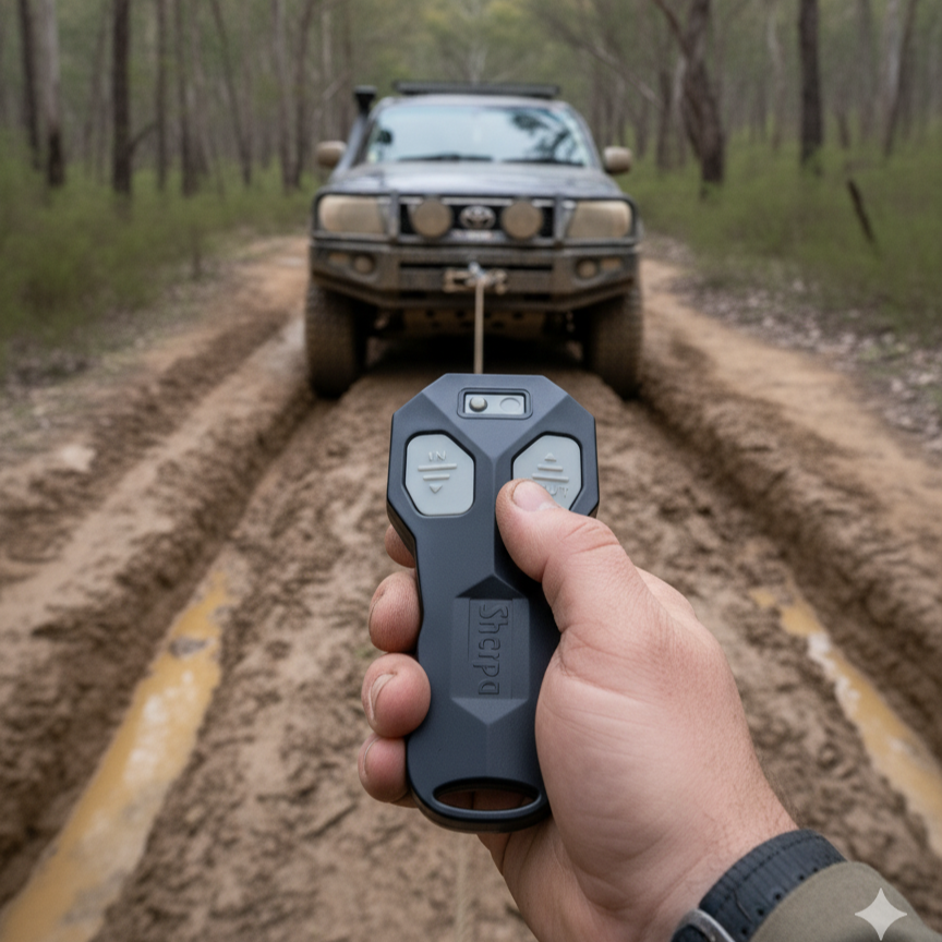 sherpa 4x4 wireless winch remote controller
