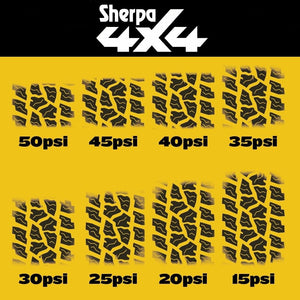 Sherpa 4x4 Digital Tyre Deflator & Gauge with Quick Connect Fittings