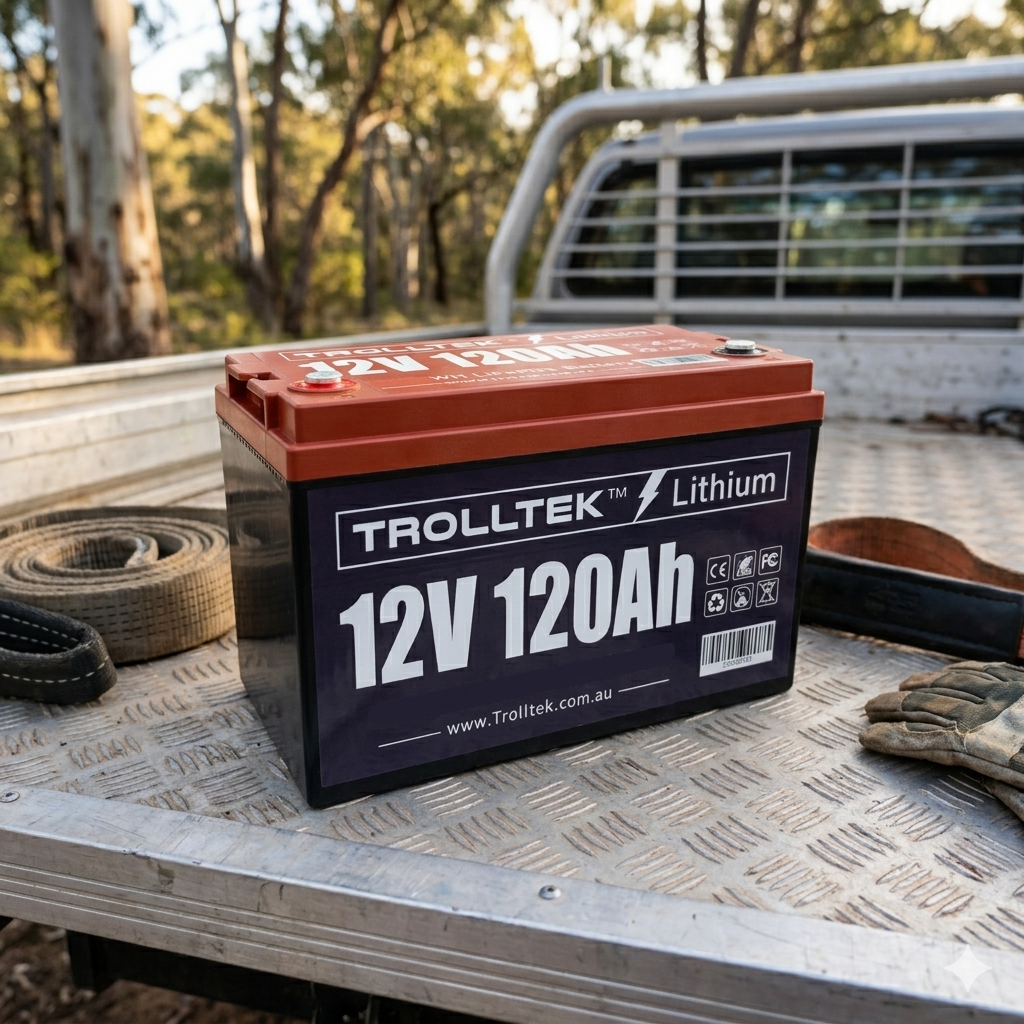 Trolltek™ 12V LiFePO4 Lithium Battery with Bluetooth app