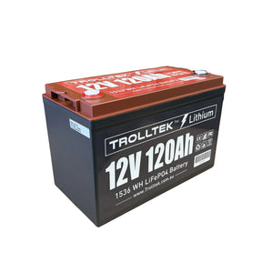 Trolltek™ 12V LiFePO4 Lithium Battery with Bluetooth app