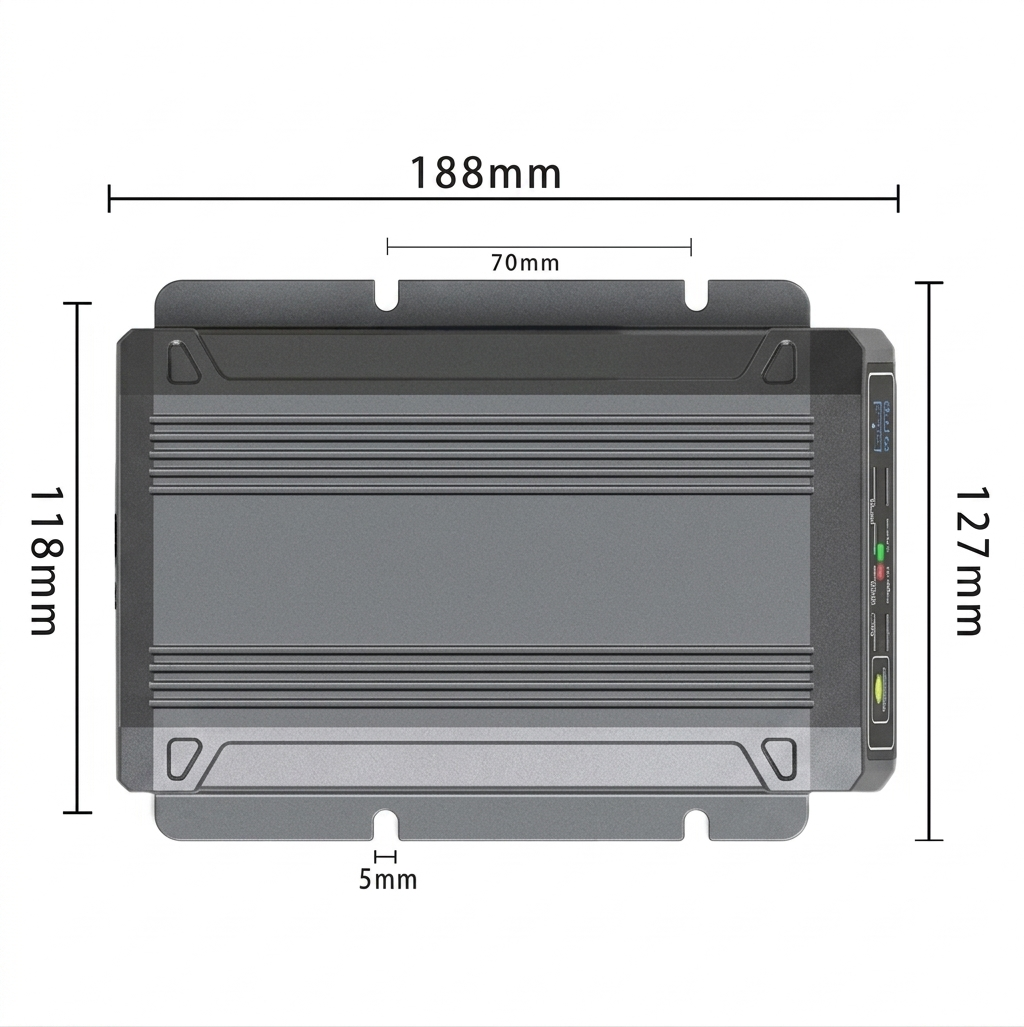 Sherpa 4x4 40Amp DC/DC Charger with MPPT Solar Input