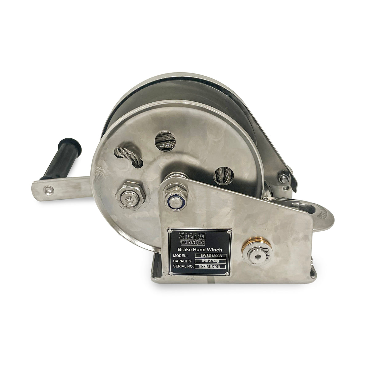 stainless steel hoist hand winch