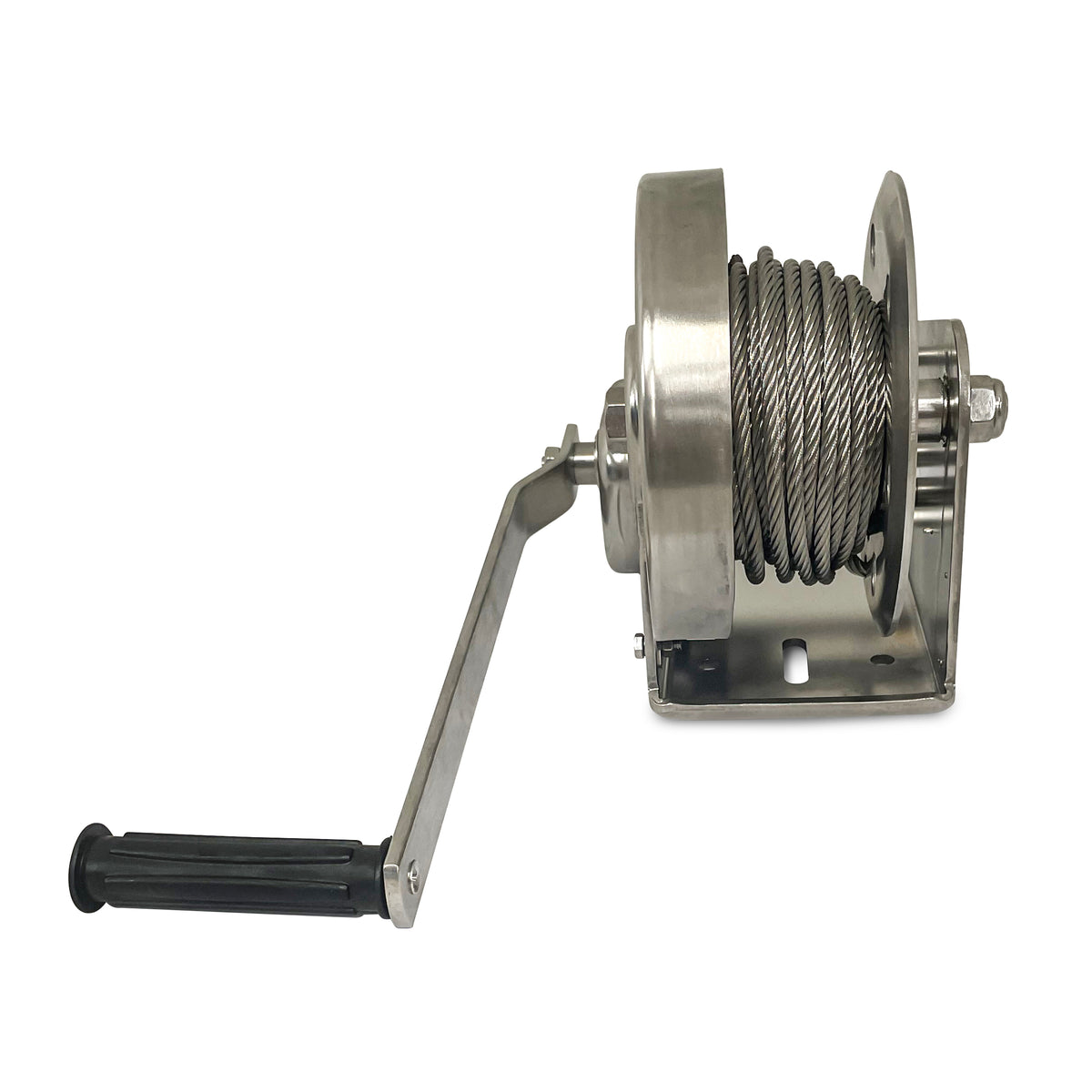 heavy duty stainless steel manual winch