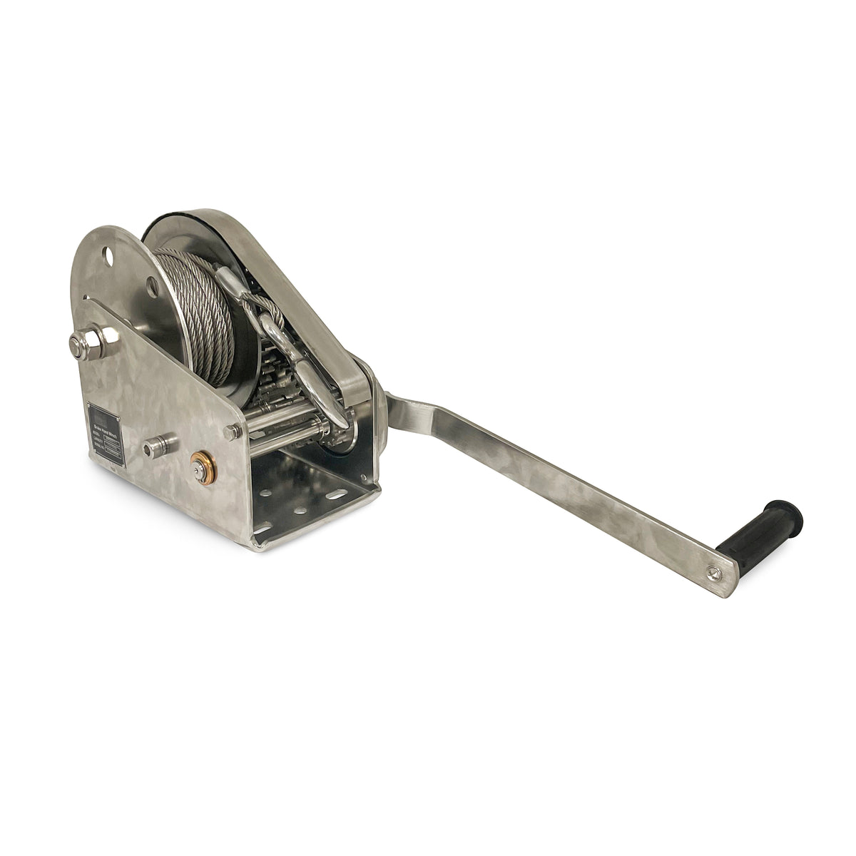 high power mechanical hand crank winch sherpa