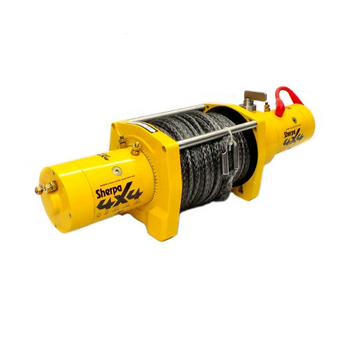 Sherpa 4x4 Mule winch. 17000lb 45m 24v rope winch.