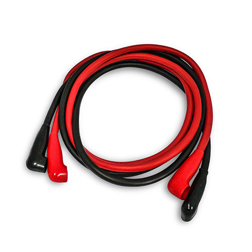 battery leads for offroad winch with crimped terminals