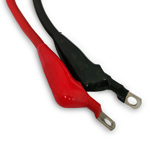 4x4 winch power leads with terminals crimped